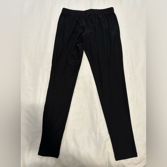 MUK LUKS Women's Unlined Leggings, Black, size Small - Picture 2 of 4